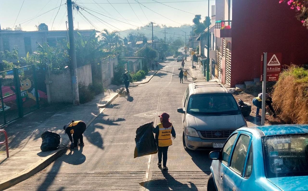 El Ayuntamiento de Xalapa fortalece acciones de limpieza para mantener la buena imagen de la ciudad