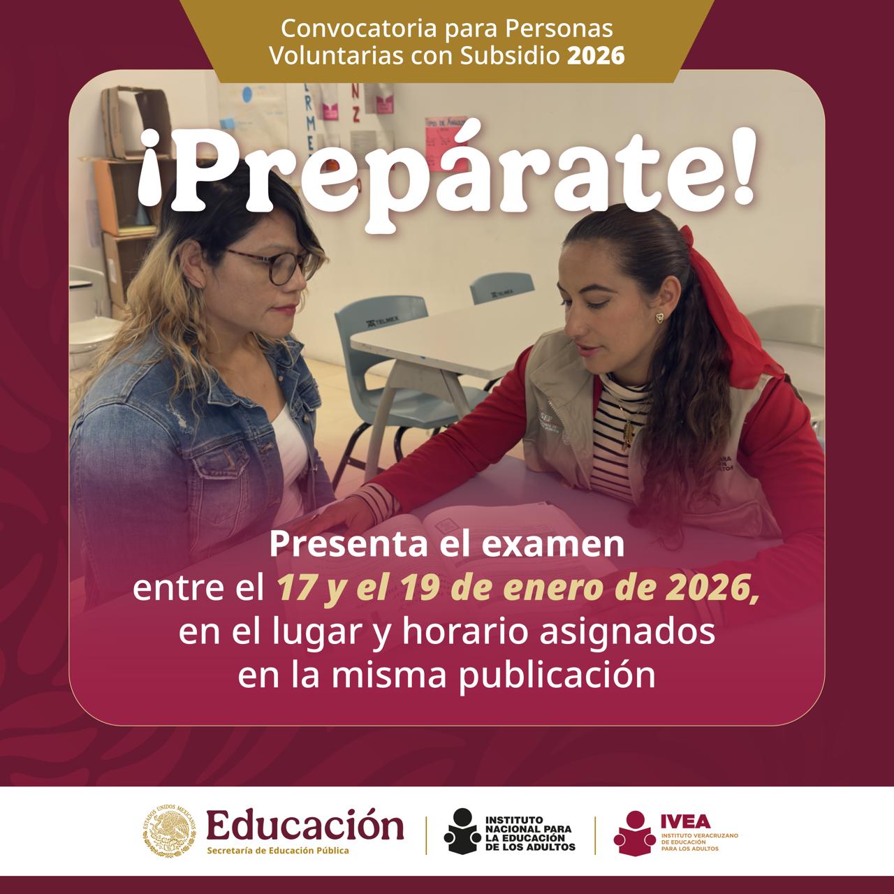 Invita IVEA a sumarse como asesor educativo y apoyar a personas en rezago